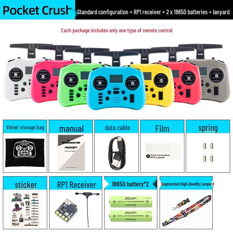 THYZO RadioMaster Pocket ELRS Remote Controller
THYZO RadioMaster Pocket ELRS Remote Controller