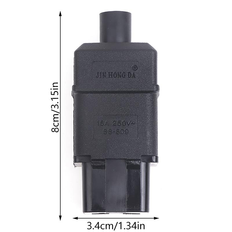 1Pcs Universal Copper IEC320 C19 AC Electrical Power Cable Cord Wiring Connector UPS PDU Removable Female Male Socket Plug 16A
1Pcs Universal Copper IEC320 C19 AC Electrical Power Cable Cord Wiring Connector UPS PDU Removable Female Male Socket Plug 16A