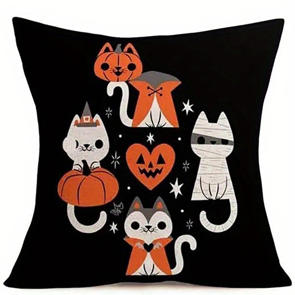 Halloween-themed Cat and Pumpkin PillowcasesSuitable for sofa car bedroom decorative cushion cover pillow cover 16x16Inch
Halloween-themed Cat and Pumpkin PillowcasesSuitable for sofa car bedroom decorative cushion cover pillow cover 16x16Inch