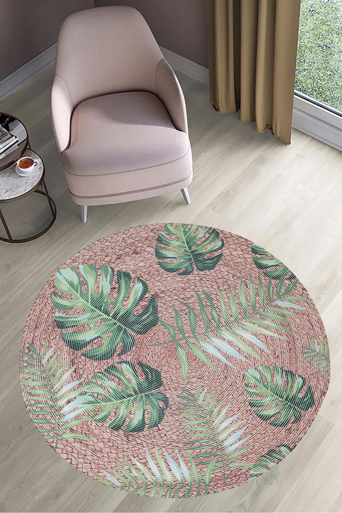 MD-LİFE HOME Круглый ковер на нескользящем основании с цифровой печатью MD5413
MD-LİFE HOME Круглый ковер на нескользящем основании с цифровой печатью MD5413