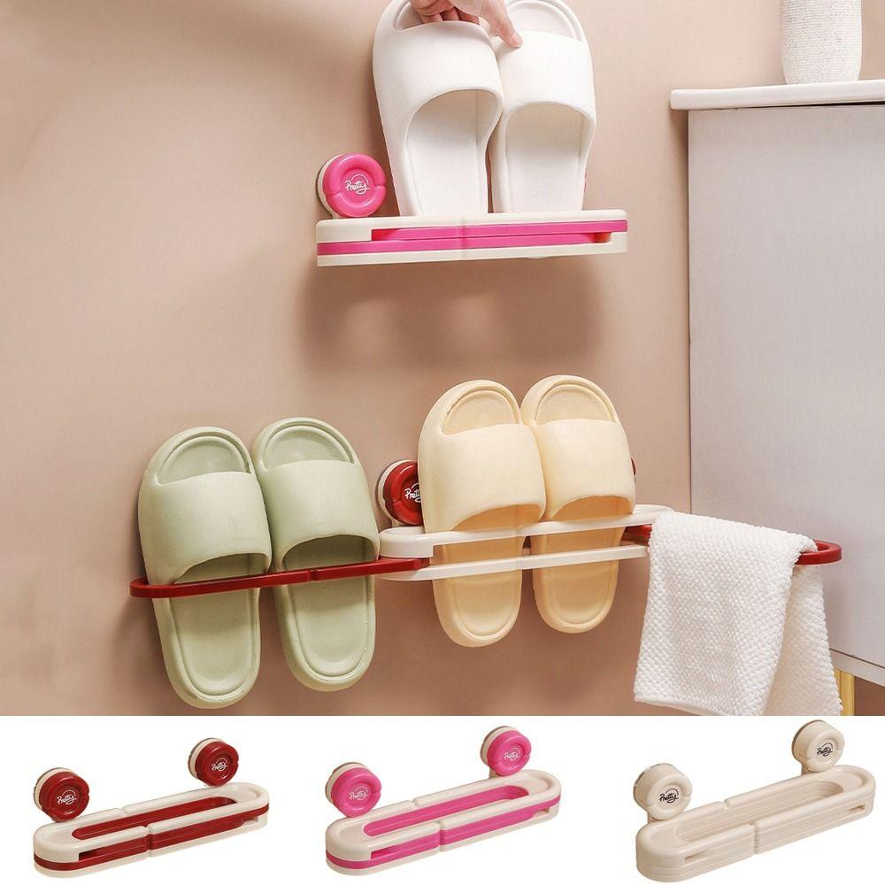 Foldable Suction Cup Shoes Rack Plastic Shoe Drying Organizer 3 in 1 Shoes Rack Over the Door
Foldable Suction Cup Shoes Rack Plastic Shoe Drying Organizer 3 in 1 Shoes Rack Over the Door