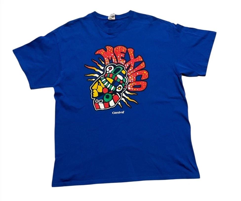 Carnival Cruise Line Mexico T-Shirt Mens Size 2XL Blue Graphic Tee L
Carnival Cruise Line Mexico T-Shirt Mens Size 2XL Blue Graphic Tee L
