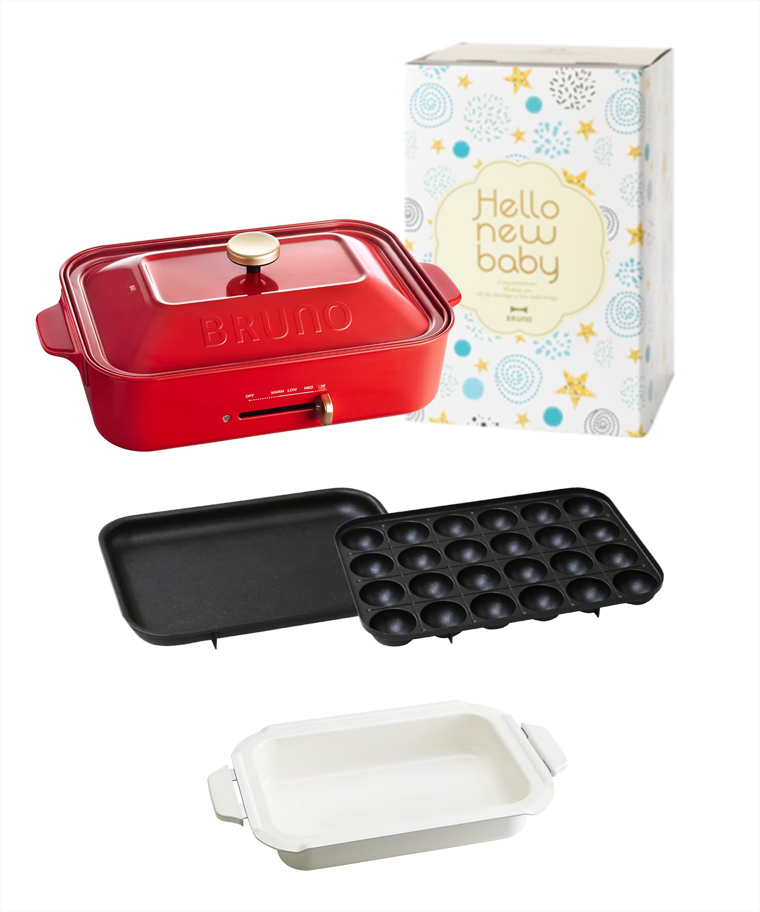 BRUNO Compact Hot Plate Main Unit 3 Types of Plates Ceramic Coated Pot Baby Gift Sleeve Recipe Book Included Red Stylish Cute This 1 Unit Lid Included червоний
BRUNO Compact Hot Plate Main Unit 3 Types of Plates Ceramic Coated Pot Baby Gift Sleeve Recipe Book Included Red Stylish Cute This 1 Unit Lid Included червоний