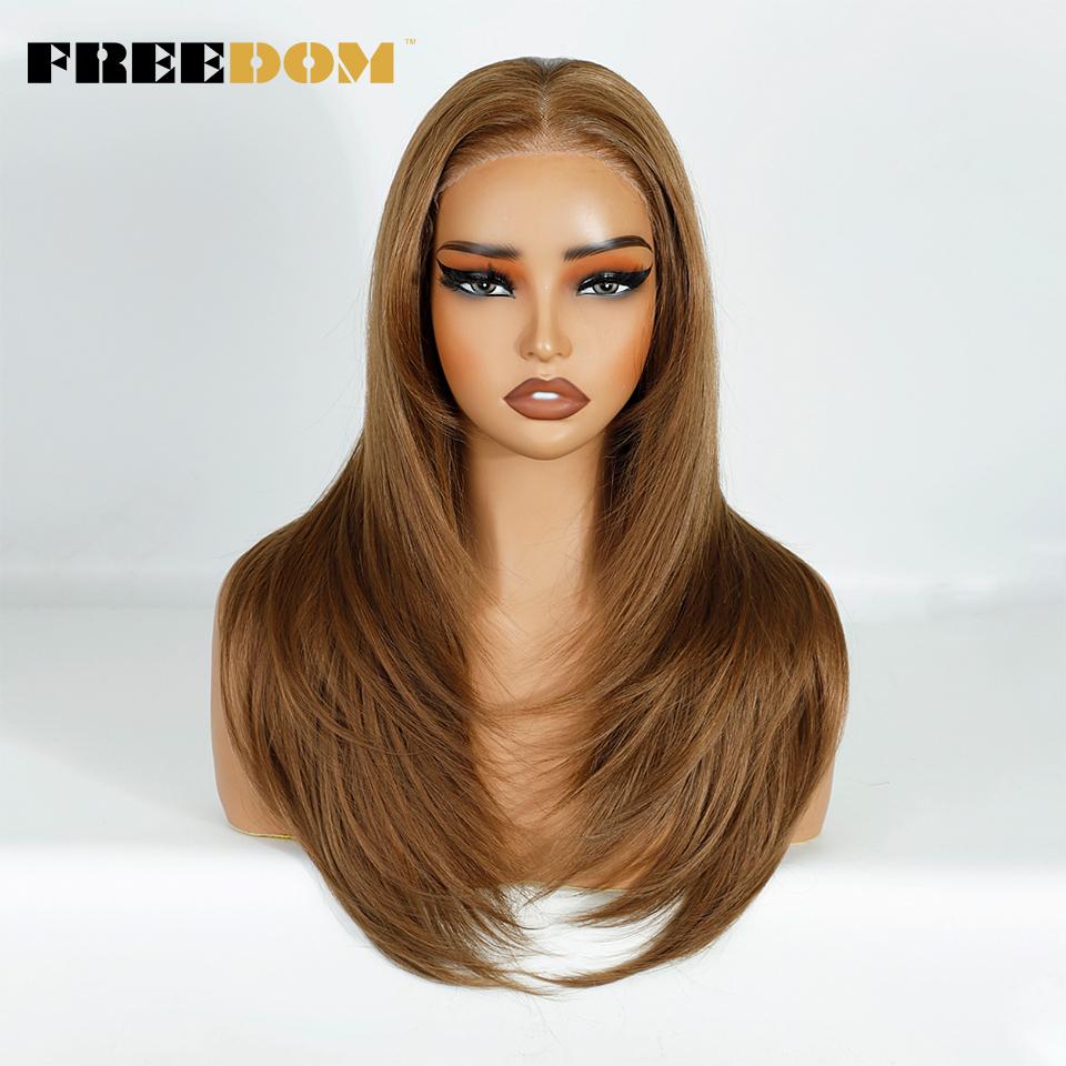 FREEDOM 13x3 Synthetic Lace Front Wigs For Women 20 Inch Straight Pre Plucked Layered Lace Wigs Ombre Brown Blonde Cosplay Wigs (as the picture,20inches)
FREEDOM 13x3 Synthetic Lace Front Wigs For Women 20 Inch Straight Pre Plucked Layered Lace Wigs Ombre Brown Blonde Cosplay Wigs (as the picture,20inches)