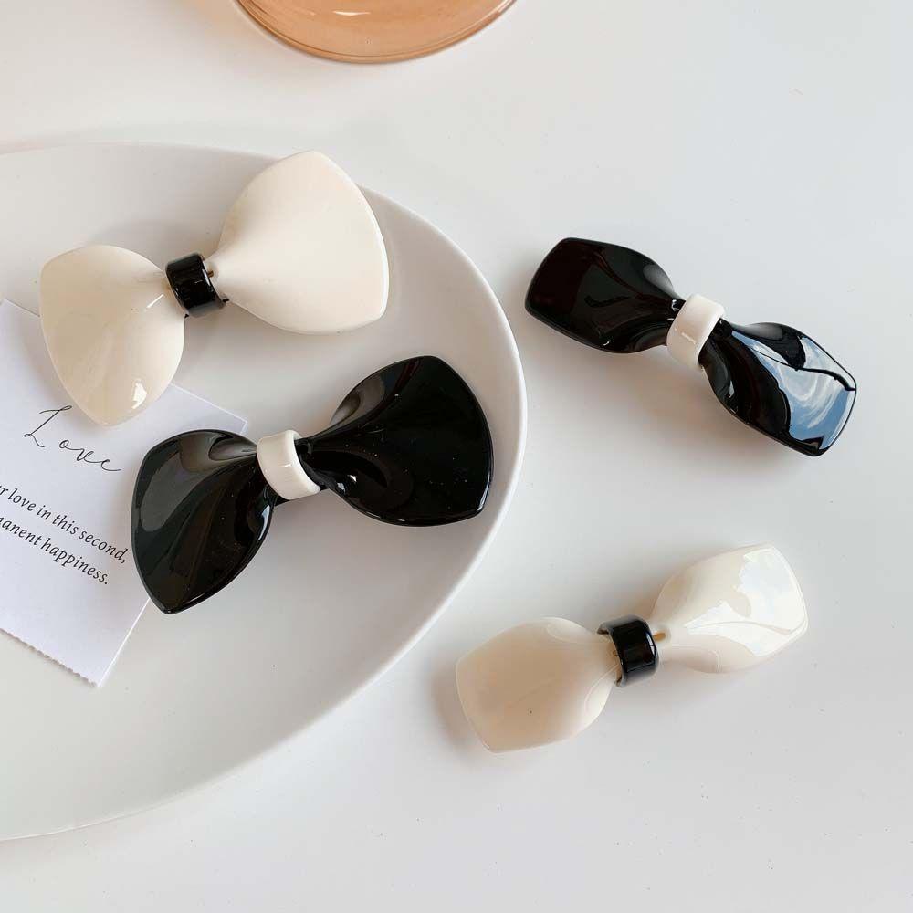 Bownot Headwear Black White Bangs Clip Simple Korean Style Bow Hair Clip Hair Clips Women Hair Pins
Bownot Headwear Black White Bangs Clip Simple Korean Style Bow Hair Clip Hair Clips Women Hair Pins
