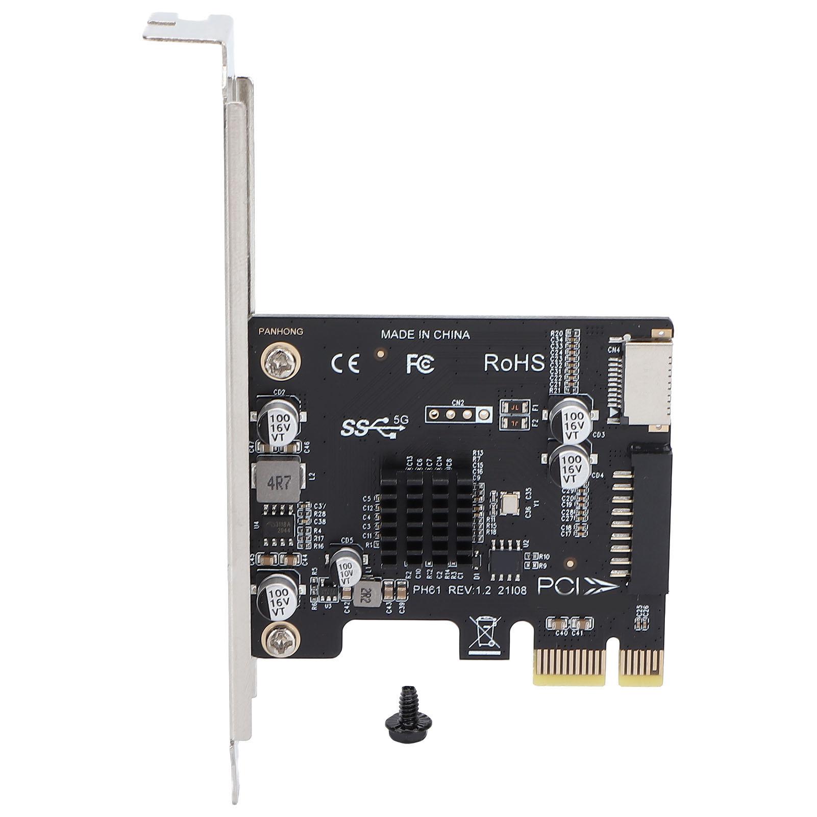 Карта-адаптер PCIE до USB 3.1 Компактна карта розширення жорсткого диска Комп ютерні аксесуари для настільного ПК
Карта-адаптер PCIE до USB 3.1 Компактна карта розширення жорсткого диска Комп ютерні аксесуари для настільного ПК