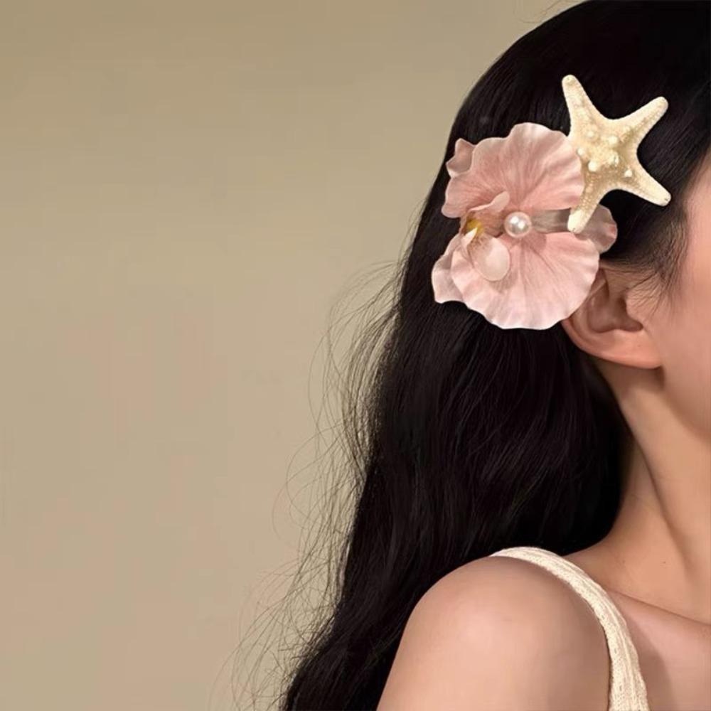 Korean Style Orchid Flower Hairpin Sweet Women Side Clip Headdress Starfish Hair Clip Women Style 1
Korean Style Orchid Flower Hairpin Sweet Women Side Clip Headdress Starfish Hair Clip Women Style 1