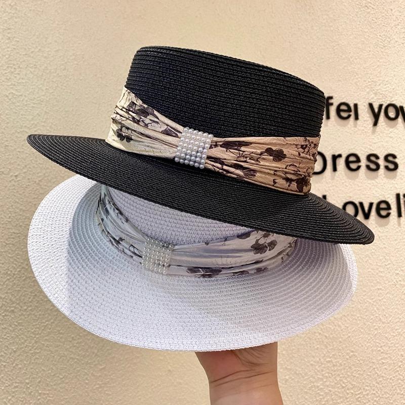 Retro Ribbon Flat Top Hat Ladies Summer Seaside Vacation Sun Protection Sun Hat Fashion Versatile Black Top Hat Adjustable хакі
Retro Ribbon Flat Top Hat Ladies Summer Seaside Vacation Sun Protection Sun Hat Fashion Versatile Black Top Hat Adjustable хакі