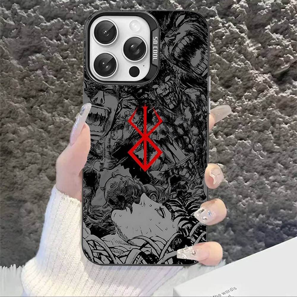 New Berserk Guts Plating Phone Cover For IPhone 16 15 14 13 12 11 17 Pro Max Plus Color Silver Shell iPhone 17
New Berserk Guts Plating Phone Cover For IPhone 16 15 14 13 12 11 17 Pro Max Plus Color Silver Shell iPhone 17