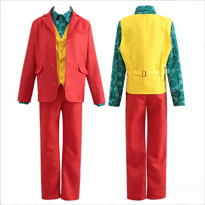 Costume de Cosplay du Film Joker, Joaquin Phoenix, Arthur Fleck, Clown Rouge Trempé, Perruque Verte, Ensemble Uniforme Personnal S&Other
Costume de Cosplay du Film Joker, Joaquin Phoenix, Arthur Fleck, Clown Rouge Trempé, Perruque Verte, Ensemble Uniforme Personnal S&Other