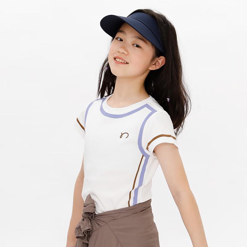 Naju Girls Retro Color-block Combed Cotton T-Shirt 120
Naju Girls Retro Color-block Combed Cotton T-Shirt 120