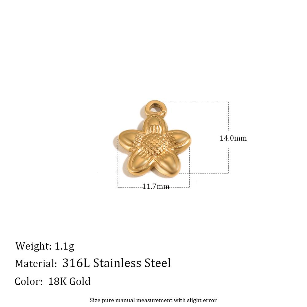 MamacitaSlay 316L Stainless Steel Flower Bird Charms 18K Gold Plated Waterproof Jewelry Making Pendant For Necklace Bracelet DIY
MamacitaSlay 316L Stainless Steel Flower Bird Charms 18K Gold Plated Waterproof Jewelry Making Pendant For Necklace Bracelet DIY