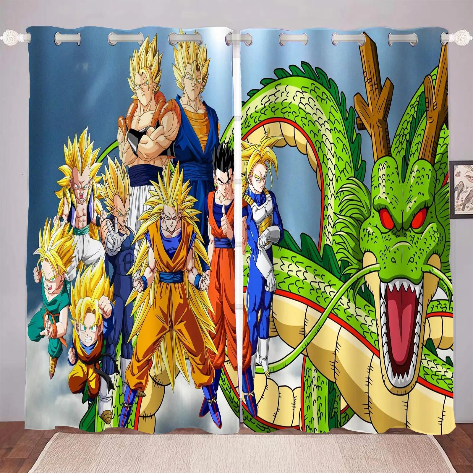 Мультяшна штора Dragon Ball Принт Подарунки для хлопчика Спальня Поліестер Затінення Вікно вітальні Блекаут Перегородка Домашній декор 183x214cm&Grommet Top
Мультяшна штора Dragon Ball Принт Подарунки для хлопчика Спальня Поліестер Затінення Вікно вітальні Блекаут Перегородка Домашній декор 183x214cm&Grommet Top