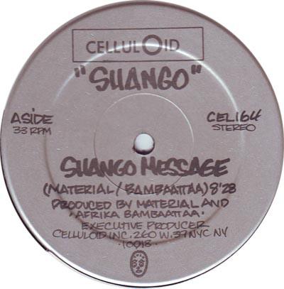 12inch Record SHANGO - Shango Message CEL164 Celluloid 1983 US Dance & Electronica Used
12inch Record SHANGO - Shango Message CEL164 Celluloid 1983 US Dance & Electronica Used