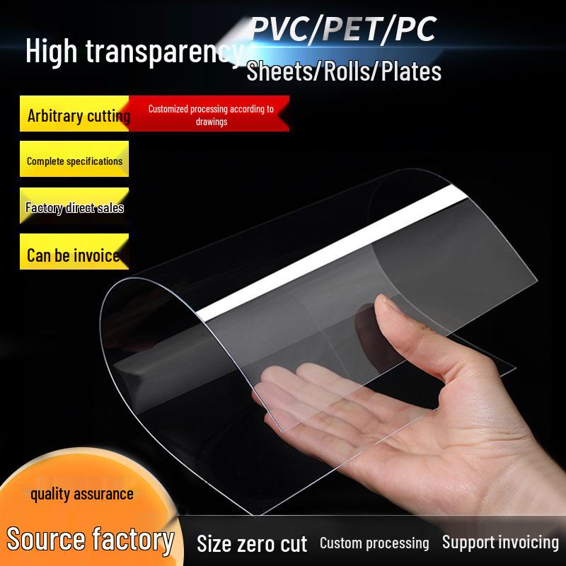 High-Transparency PVC Plastic Film Roll for Light-Curing & Processing 20x20 cm
High-Transparency PVC Plastic Film Roll for Light-Curing & Processing 20x20 cm