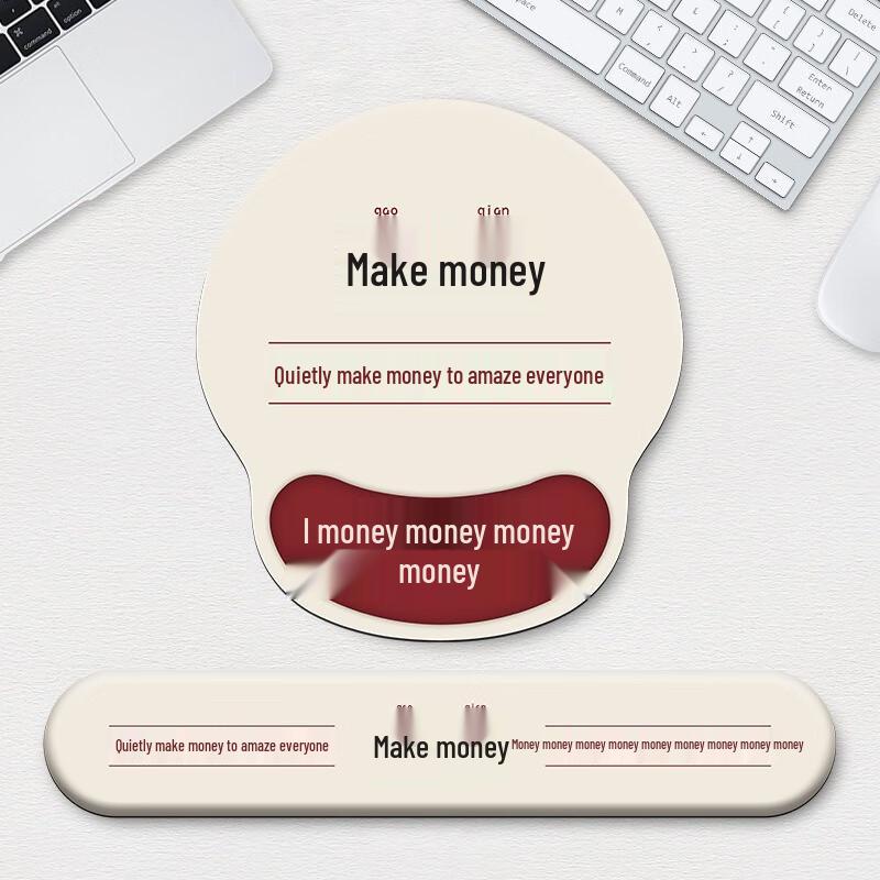 Fumede Make Money Ergonomic Mouse & Keyboard Wrist Rest Set
Fumede Make Money Ergonomic Mouse & Keyboard Wrist Rest Set