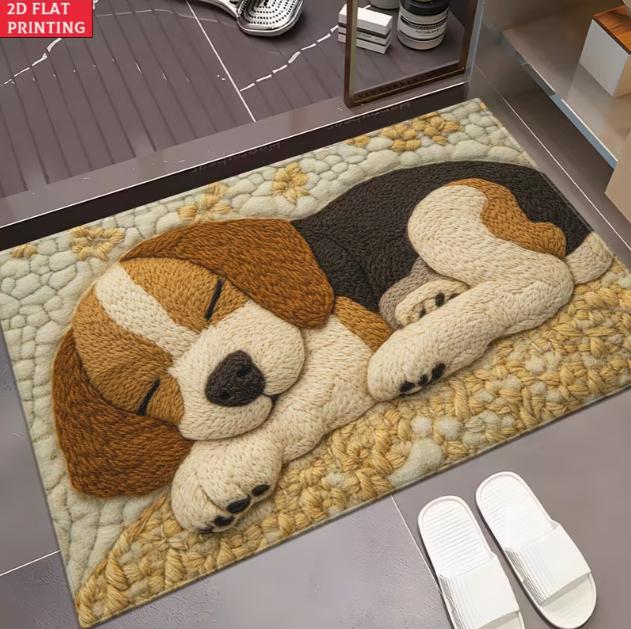 Modern Single Person Carpet with Bassett Dog Peeking Out Decorating Bedrooms, Living Rooms Kitchens Holiday Themed Carpets 40cm x 60cm
Modern Single Person Carpet with Bassett Dog Peeking Out Decorating Bedrooms, Living Rooms Kitchens Holiday Themed Carpets 40cm x 60cm