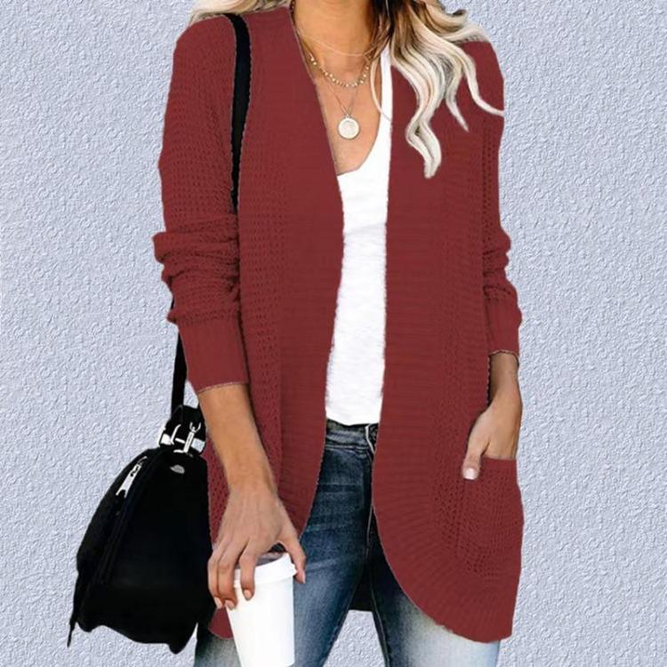 Open Front Cardigan Women Long Sleeve Soft Knit Sweater Casual Loose Pocket Outerwear XL brick червоний колір
Open Front Cardigan Women Long Sleeve Soft Knit Sweater Casual Loose Pocket Outerwear XL brick червоний колір
