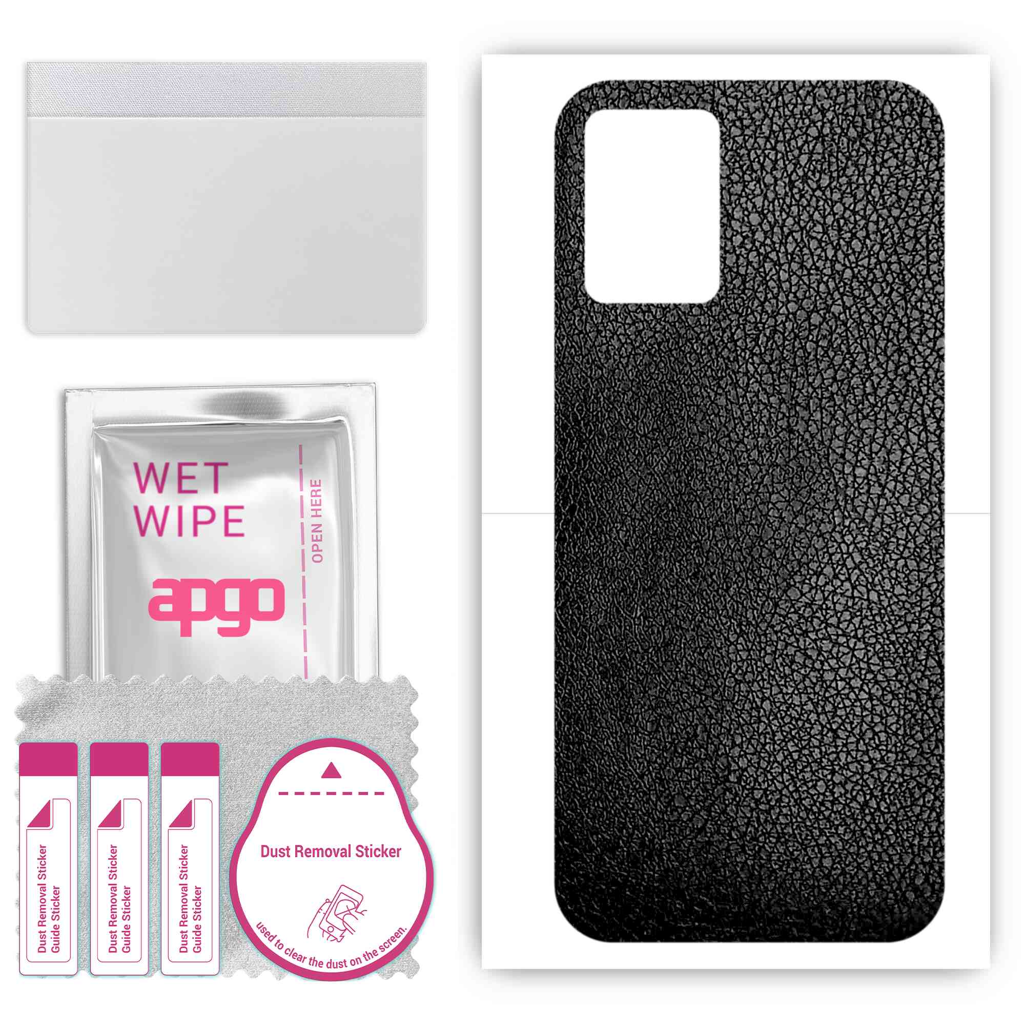 apgo Protective Skin Sticker for the back compatible with Vivo T1X V2143, Wrap Film, Foil, Vinyl - Pattern Black Leather
apgo Protective Skin Sticker for the back compatible with Vivo T1X V2143, Wrap Film, Foil, Vinyl - Pattern Black Leather