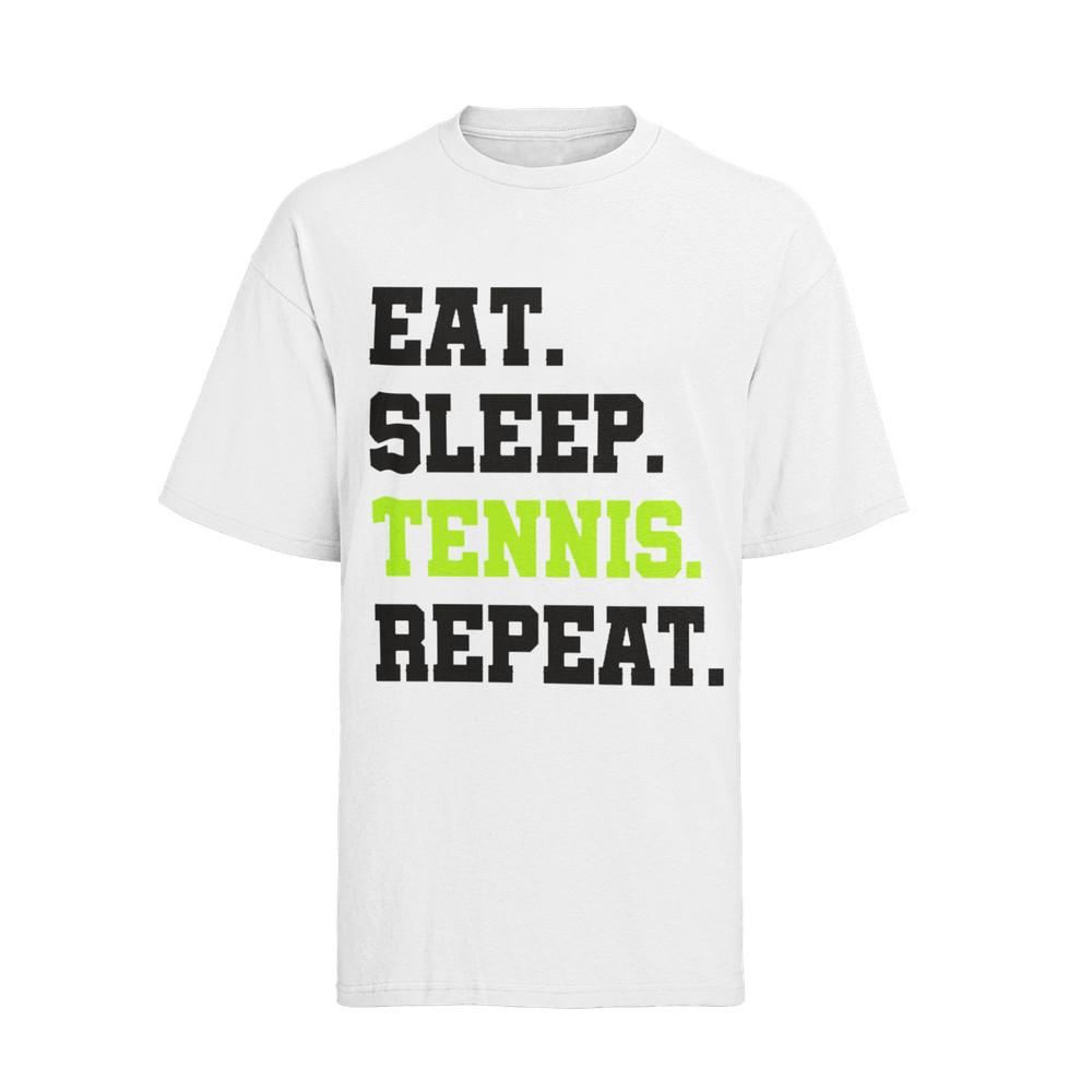 Herren Bio Baumwolle T-Shirt Spo0rt Motive Tennis Wimbelton Eat Sleep Repeat S
Herren Bio Baumwolle T-Shirt Spo0rt Motive Tennis Wimbelton Eat Sleep Repeat S
