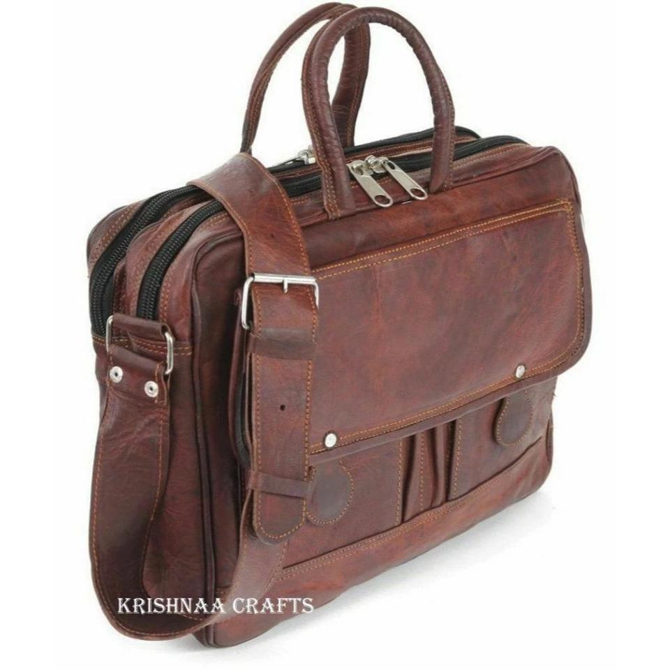 New Men s Genuine Leather Vintage Laptop Handmade Briefcase Satchel Messenger Bag Size 11*15*4 Inch коричневий
New Men s Genuine Leather Vintage Laptop Handmade Briefcase Satchel Messenger Bag Size 11*15*4 Inch коричневий