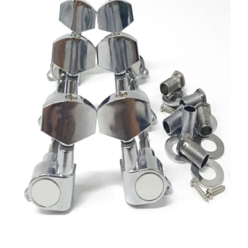 HTharros Guitar Tuners, L3+R3, for Electric and Acoustic Guitars, Replacement Tuning Pegs, 6-Piece Set, Silver
HTharros Guitar Tuners, L3+R3, for Electric and Acoustic Guitars, Replacement Tuning Pegs, 6-Piece Set, Silver