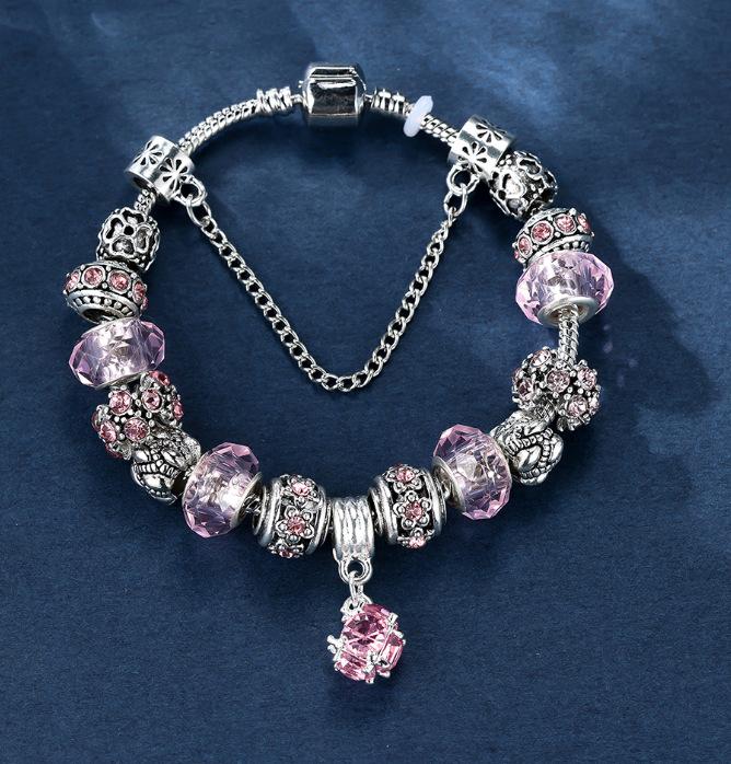 Wish crystal pendant bracelet bracelet simple personality explosion
Wish crystal pendant bracelet bracelet simple personality explosion