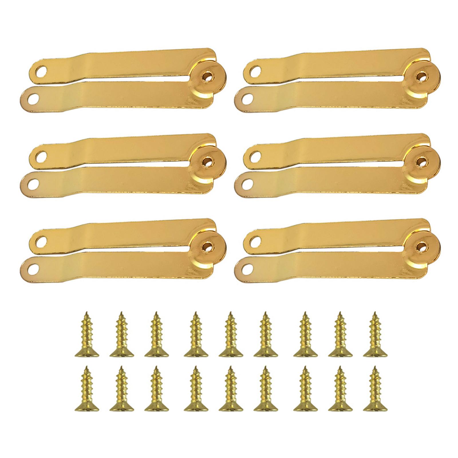 Pack Of 6 Gold Tone Metal Hinges Multipurpose Gold Metal Lid Hinges set for Secure Lid Support In Home Furnishings
Pack Of 6 Gold Tone Metal Hinges Multipurpose Gold Metal Lid Hinges set for Secure Lid Support In Home Furnishings
