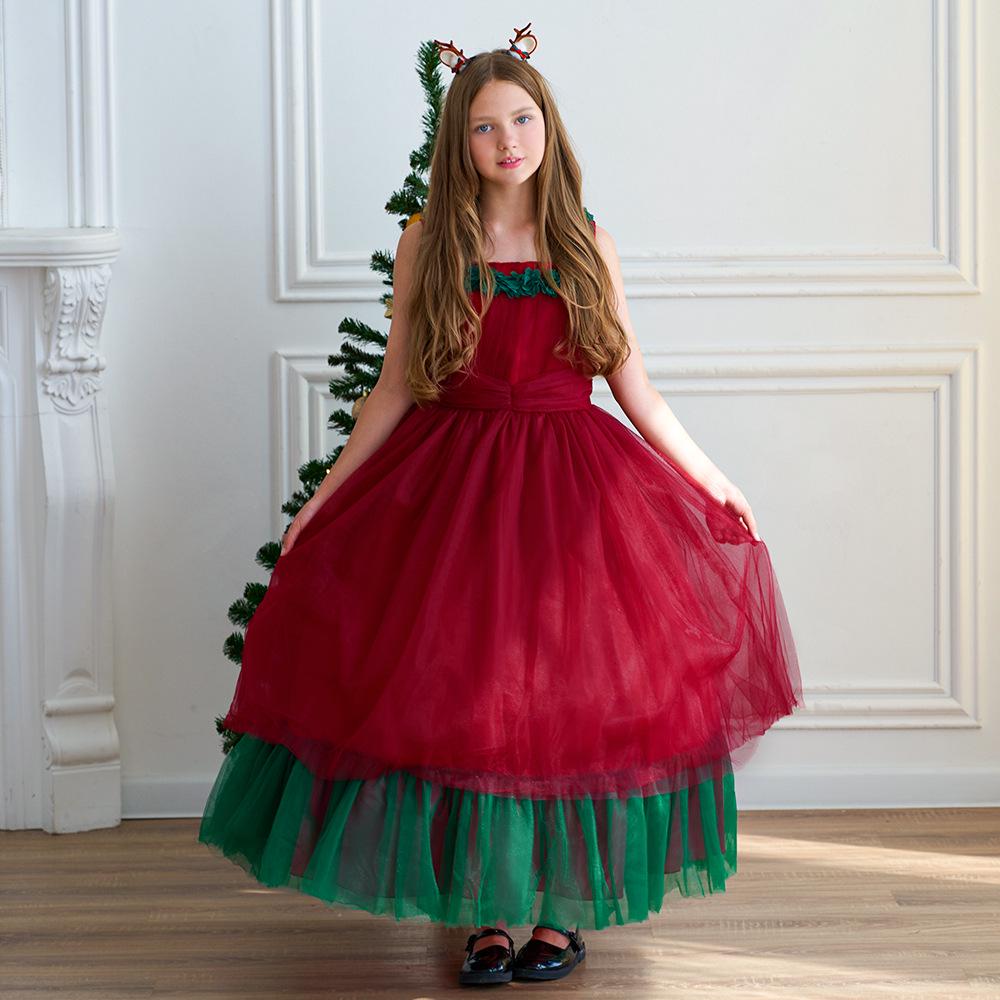 European & American Christmas Girl s Sequin Mesh Princess Dress - Long Evening & Birthday Gown 150 cm
European & American Christmas Girl s Sequin Mesh Princess Dress - Long Evening & Birthday Gown 150 cm