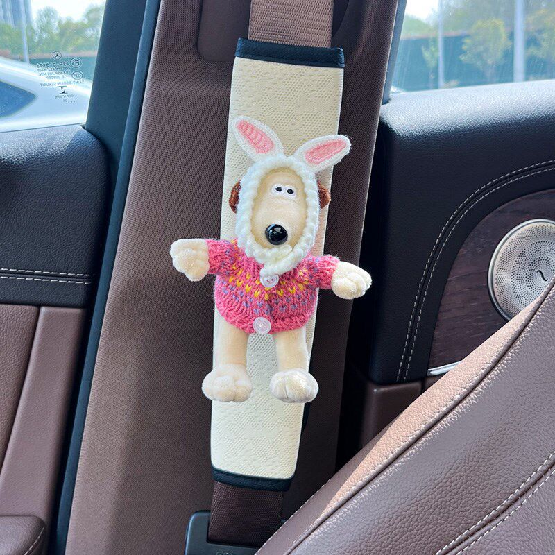 Car Seatbelt Shoulder Pad with Creative High-End Plush Dog Design, Anti-Strangling Protective Cover for Car Interior Decoration Pink Sweater Paw Patrol - Beige Shoulder Cover
Car Seatbelt Shoulder Pad with Creative High-End Plush Dog Design, Anti-Strangling Protective Cover for Car Interior Decoration Pink Sweater Paw Patrol - Beige Shoulder Cover
