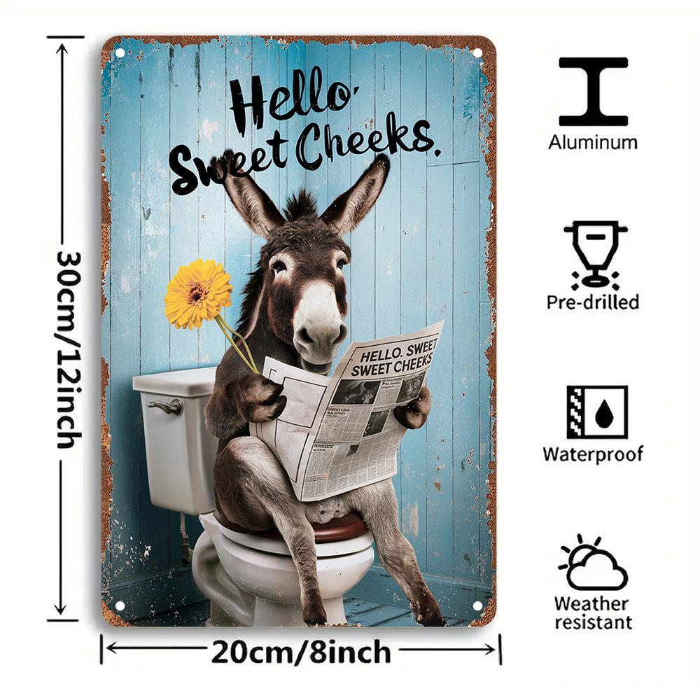 Vintage Iron Hello Sweetheart Donkey Metal Sign Wall Decor IndoorOutdoor Use for Home Bedroom Dining Room Bar Caf 20x30cm(7.8x11.8inch)
Vintage Iron Hello Sweetheart Donkey Metal Sign Wall Decor IndoorOutdoor Use for Home Bedroom Dining Room Bar Caf 20x30cm(7.8x11.8inch)