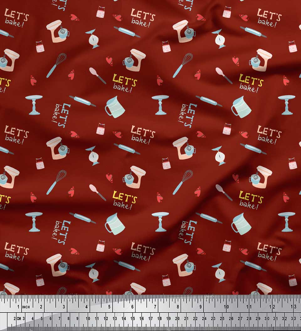 Soimoi Red Japan Crepe Satin Fabric Позволяет испечь кухонный декор Ткань с принтом метр 42 дюйма 42 Inch Wide - Poly Crepe красный
Soimoi Red Japan Crepe Satin Fabric Позволяет испечь кухонный декор Ткань с принтом метр 42 дюйма 42 Inch Wide - Poly Crepe красный