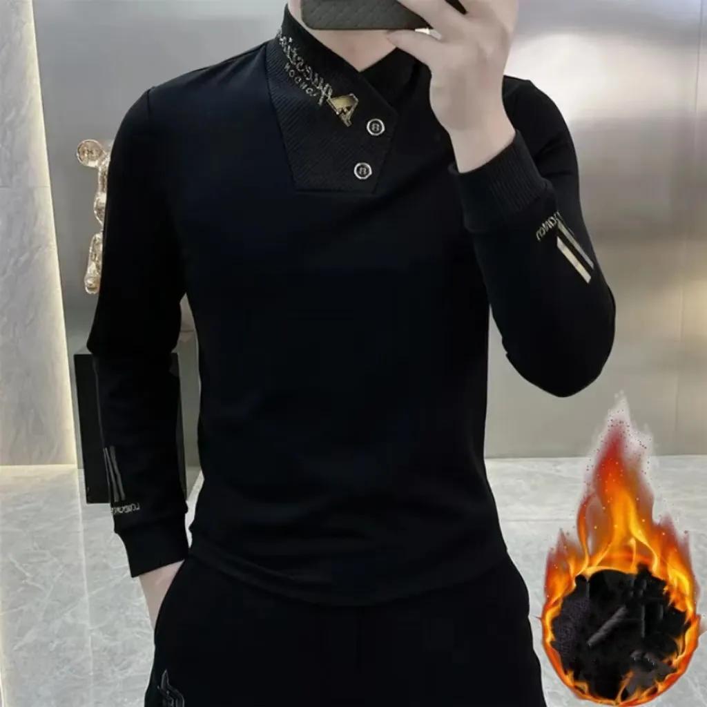 Мужская утолщенная футболка на флисовой подкладке: Стильный базовый слой для осени и зимы XS чёрный
Мужская утолщенная футболка на флисовой подкладке: Стильный базовый слой для осени и зимы XS чёрный