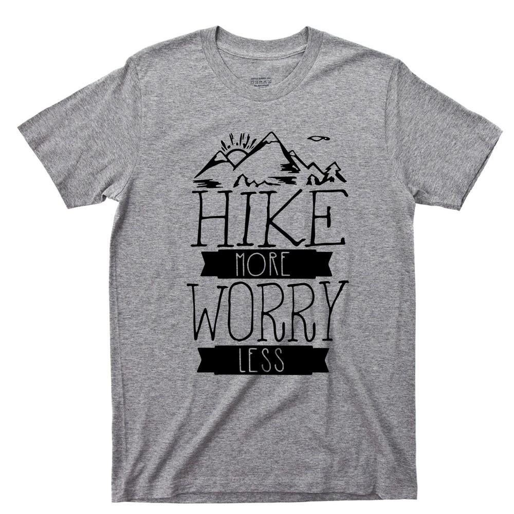 Hike More Worry Less T Shirt Outdoors Camping Appalachian Trail Yellowstone Tee 4XL
Hike More Worry Less T Shirt Outdoors Camping Appalachian Trail Yellowstone Tee 4XL