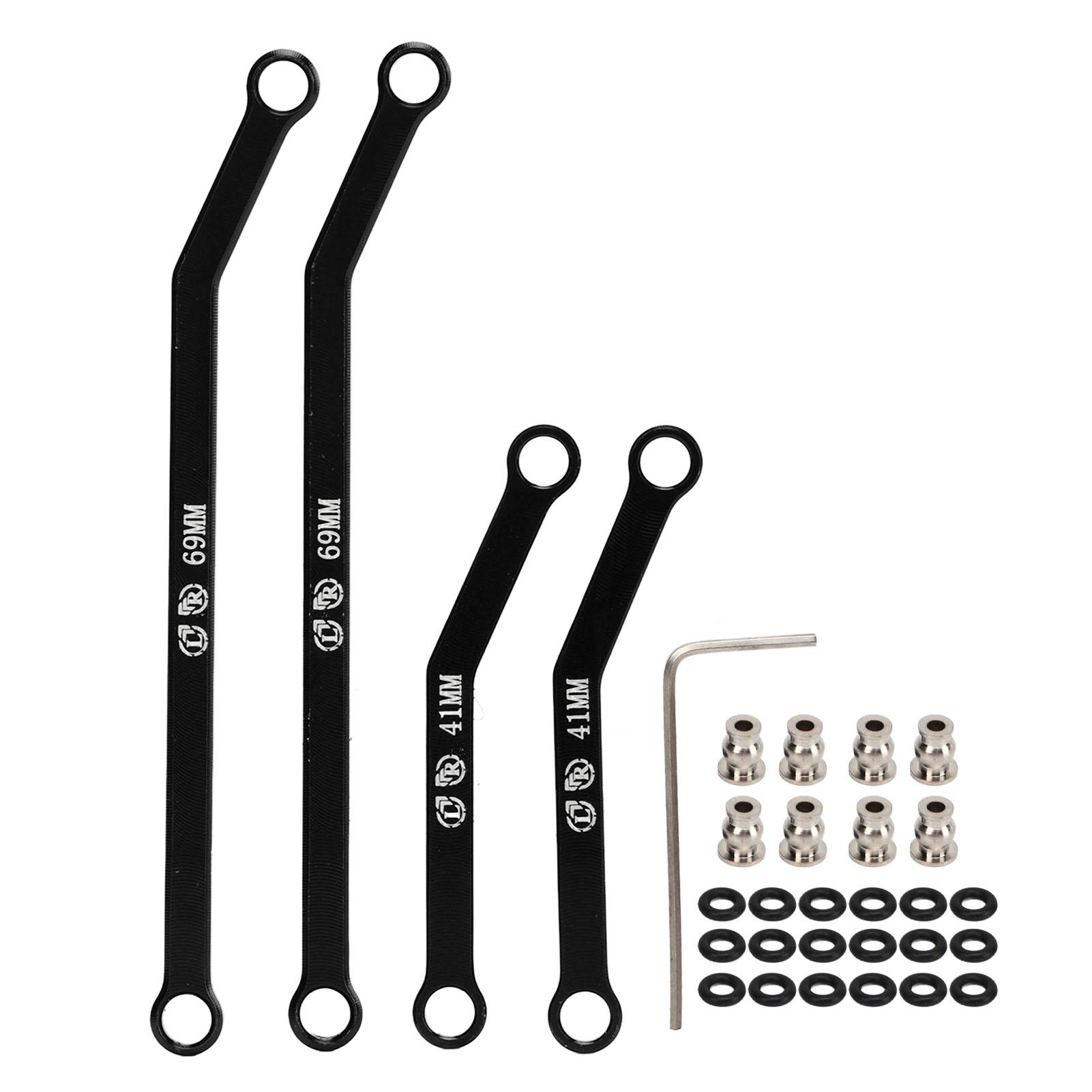 High Clearance RC Chassis Links Set for SCX24 1Celsius24 RC Crawler Car Aluminium Alloy RC Steering Links Pull Rods
High Clearance RC Chassis Links Set for SCX24 1Celsius24 RC Crawler Car Aluminium Alloy RC Steering Links Pull Rods