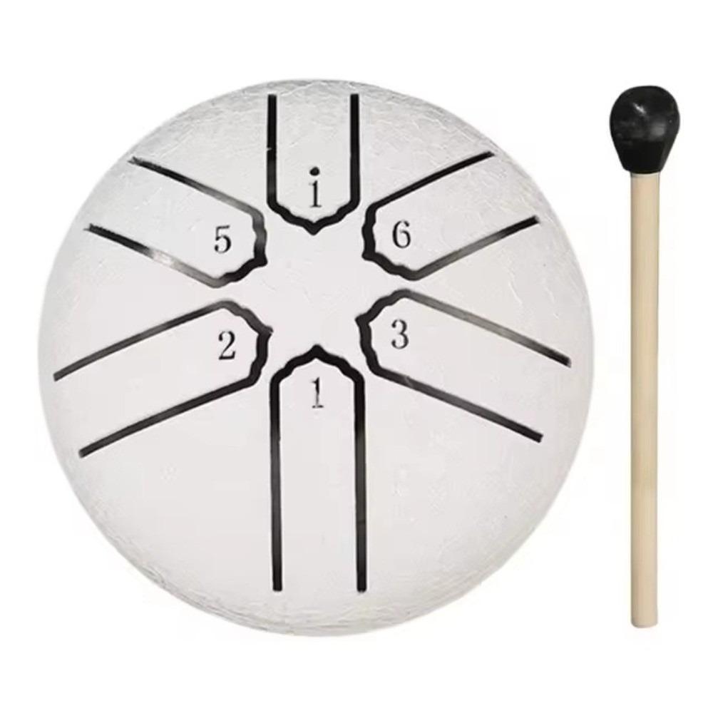3 Inches Steel Tongue Drum With Mallets Hand Drum New Rain Drum Meditation Sessions білий
3 Inches Steel Tongue Drum With Mallets Hand Drum New Rain Drum Meditation Sessions білий