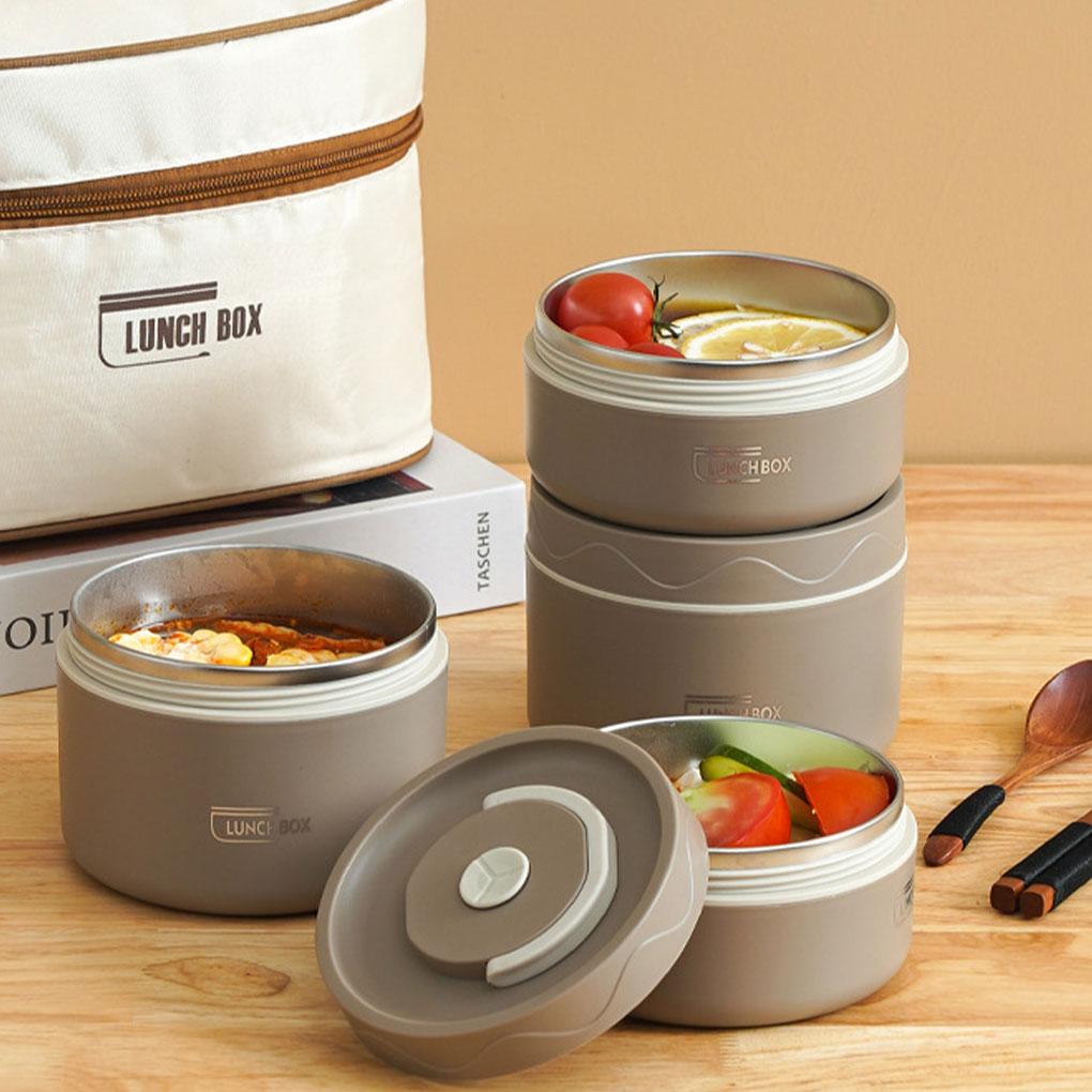 Microwave Heatable Bento Box 304 Stainless Steel Inner Liner With Lid Effectively Extending dark coffee 3 pcs+ bags
Microwave Heatable Bento Box 304 Stainless Steel Inner Liner With Lid Effectively Extending dark coffee 3 pcs+ bags