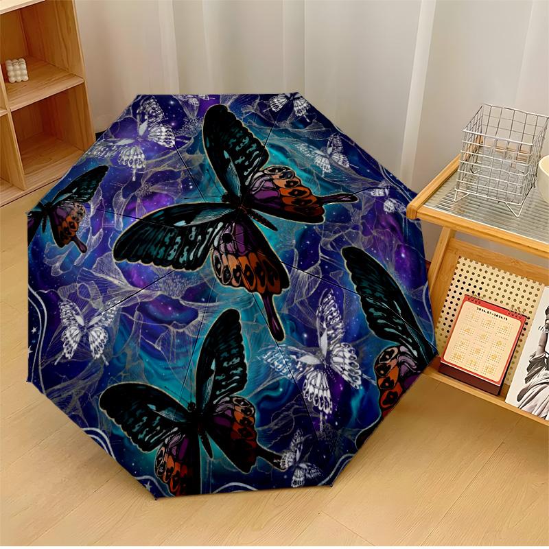 Colofull Butterfly Printed umbrella windproof folding umbrella portable sun and rain umbrella suitable for gifting
Colofull Butterfly Printed umbrella windproof folding umbrella portable sun and rain umbrella suitable for gifting