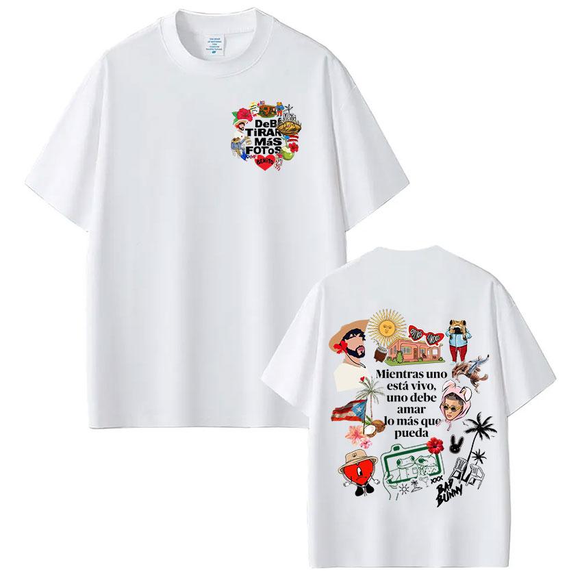 ZX Rapper Bad Bunny Tshirt Debi Tirar Mas Fotos DTMF T Shirts Mens Women Clothing Fashion Hip Hop Cotton Casual Oversized Tshirt S
ZX Rapper Bad Bunny Tshirt Debi Tirar Mas Fotos DTMF T Shirts Mens Women Clothing Fashion Hip Hop Cotton Casual Oversized Tshirt S