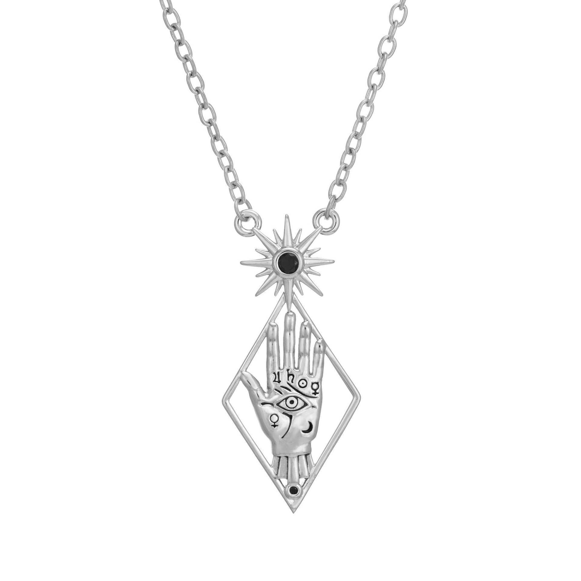 Dark Wind Sun Eyes Moon Totem Necklace Palm Earrings Furnace Vacuum Plating 18K
Dark Wind Sun Eyes Moon Totem Necklace Palm Earrings Furnace Vacuum Plating 18K