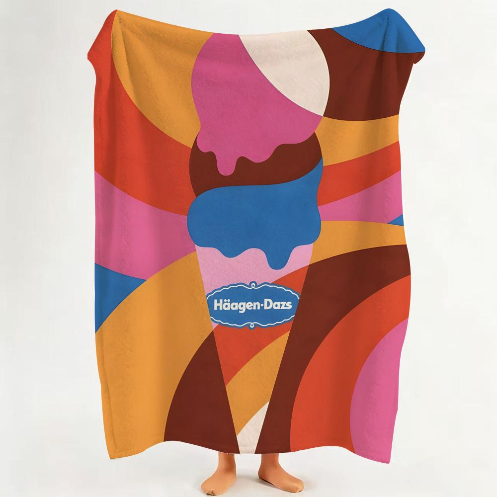 Food H Haagen D Dazs I Ice C Cream Throw Flannel Throw Blanket Suitable for Sofa Living Room Bedroom 75cmx90cm
Food H Haagen D Dazs I Ice C Cream Throw Flannel Throw Blanket Suitable for Sofa Living Room Bedroom 75cmx90cm