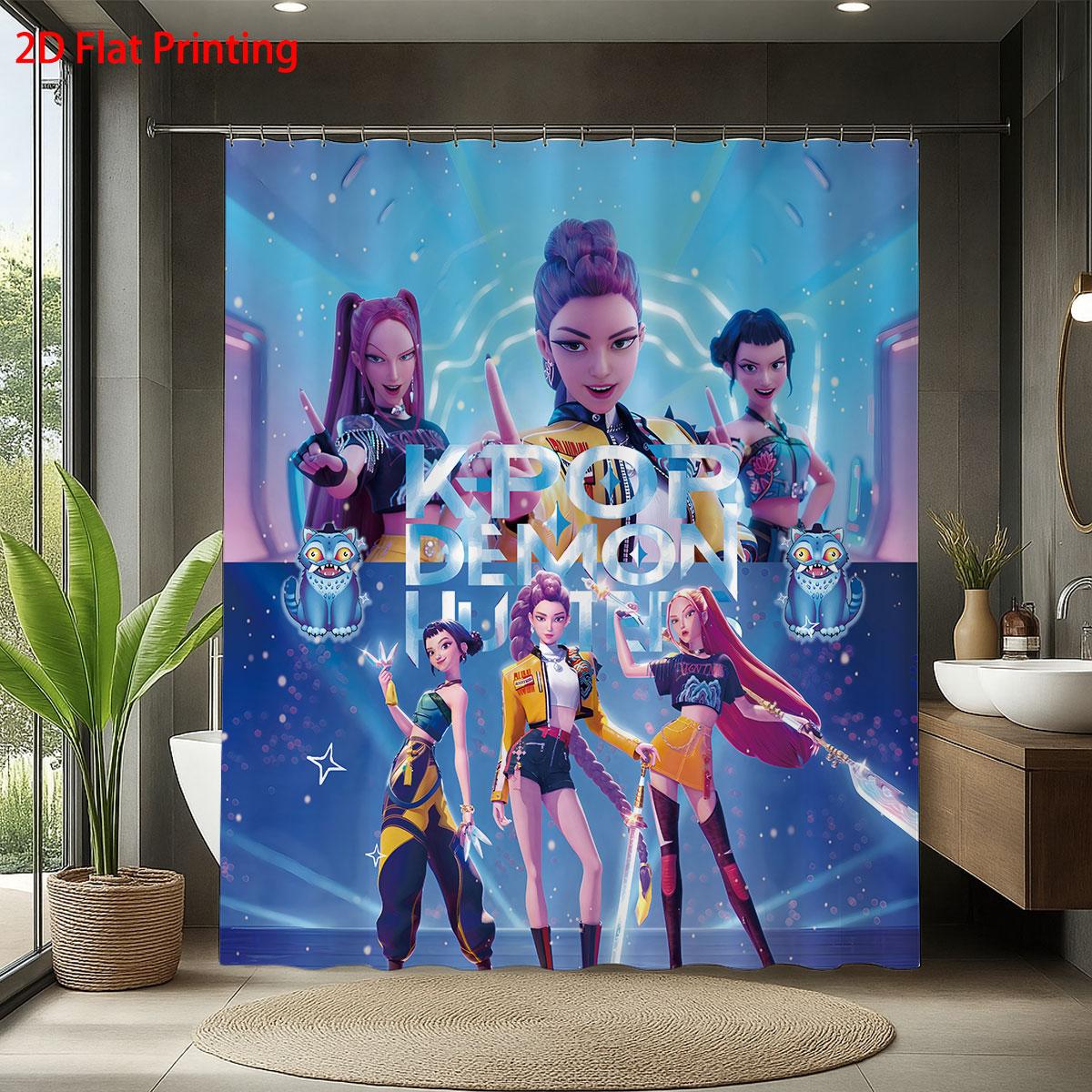 1 шт. K-Pop Принт Охотники на демонов Водонепроницаемая Душевая Перегородка для Ванной Комнаты Приватность Подвесная Штора с 12 Крючками Легкая Установка 120*180cm
1 шт. K-Pop Принт Охотники на демонов Водонепроницаемая Душевая Перегородка для Ванной Комнаты Приватность Подвесная Штора с 12 Крючками Легкая Установка 120*180cm