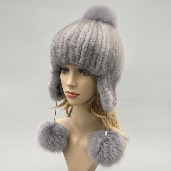 Вязаные шапки из меха норки для женщин, шапка с помпоном из лисы, зимняя теплая однотонная шапка из натурального меха, 2 помпона, с ушками, стильная шапка-ушанка сапфир синий
Вязаные шапки из меха норки для женщин, шапка с помпоном из лисы, зимняя теплая однотонная шапка из натурального меха, 2 помпона, с ушками, стильная шапка-ушанка сапфир синий
