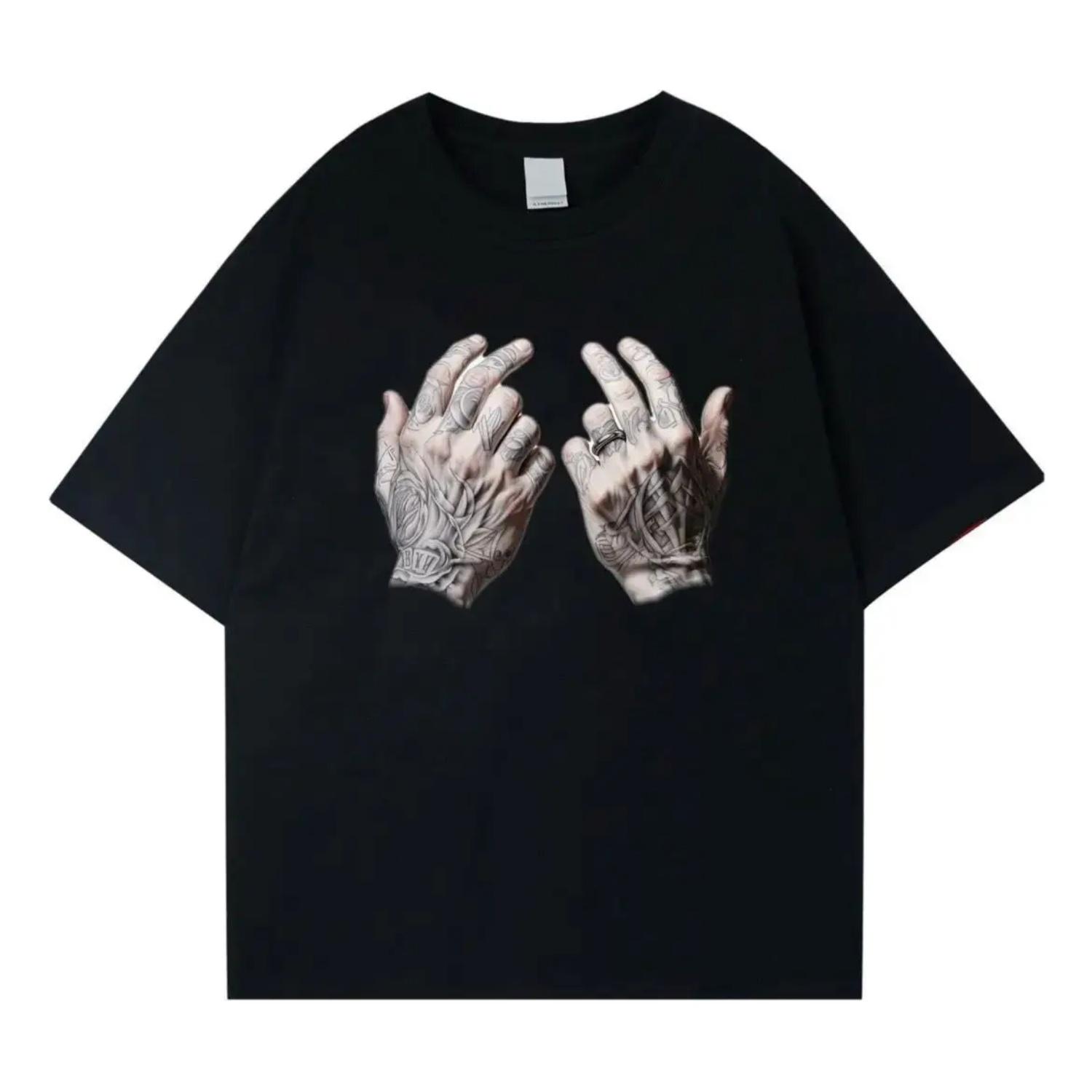 Summer Heavyweight High Street Tattoo Hands Solid Color Printed Tees Neutral High Street Comfortable Cotton Round Neck Top 90098 XXXXXL чорний
Summer Heavyweight High Street Tattoo Hands Solid Color Printed Tees Neutral High Street Comfortable Cotton Round Neck Top 90098 XXXXXL чорний