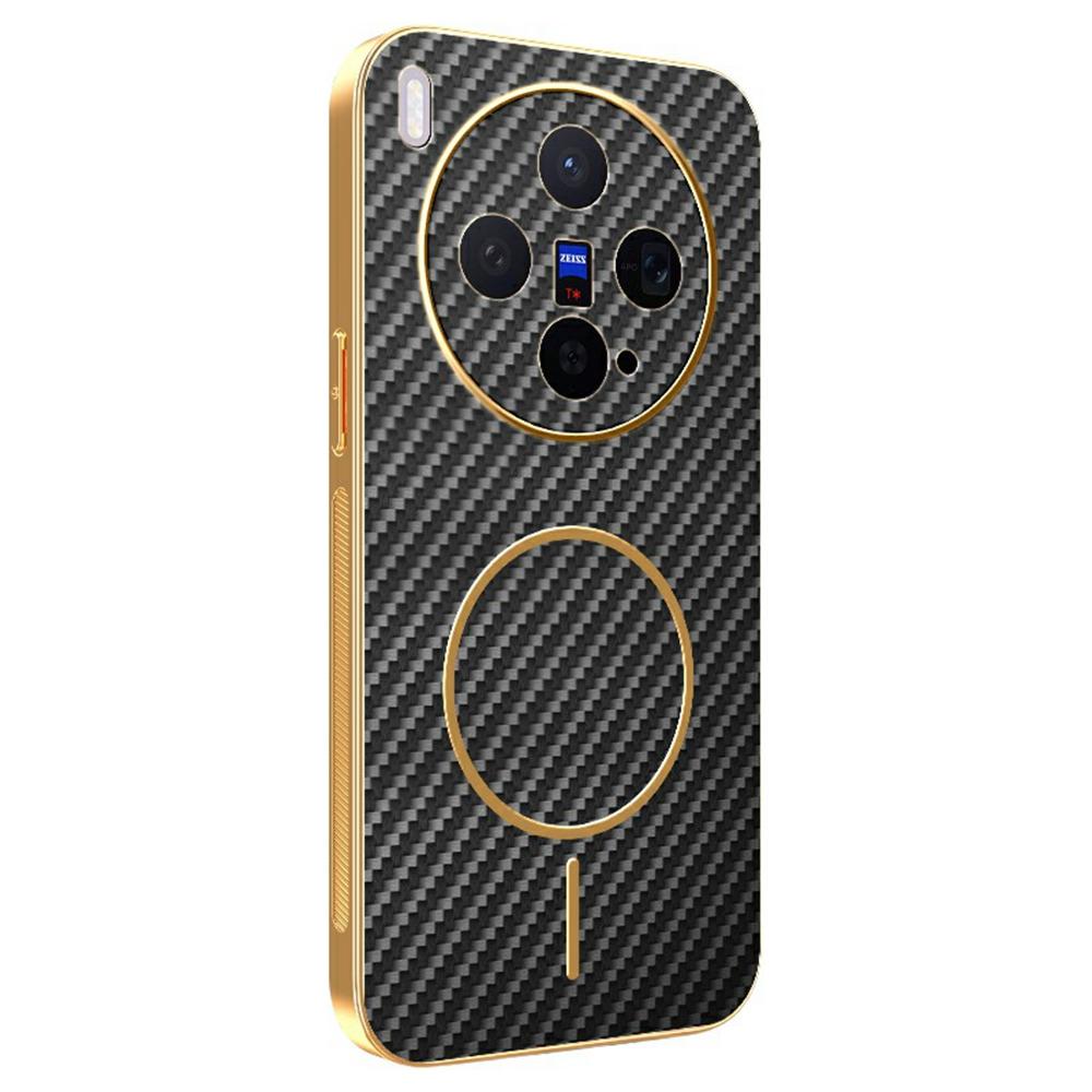 For vivo X300 5G Case Carbon Fiber Textured Electroplated TPU Phone Back Cover
For vivo X300 5G Case Carbon Fiber Textured Electroplated TPU Phone Back Cover