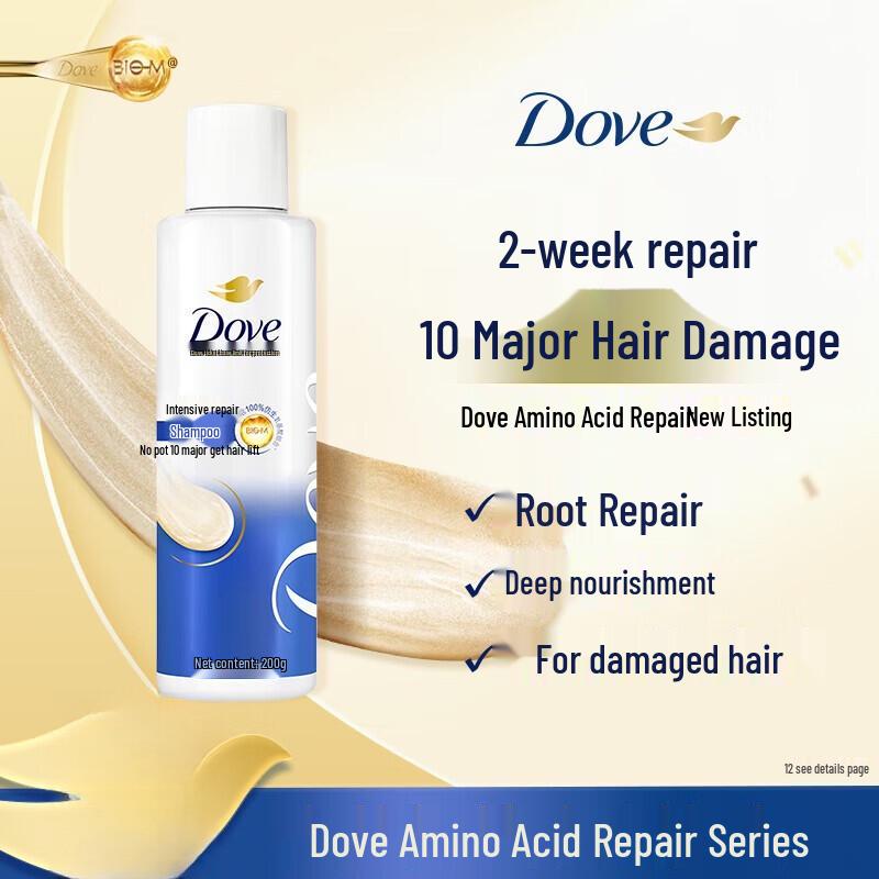 Dove Intensive Repair Amino Acid Shampoo
Dove Intensive Repair Amino Acid Shampoo