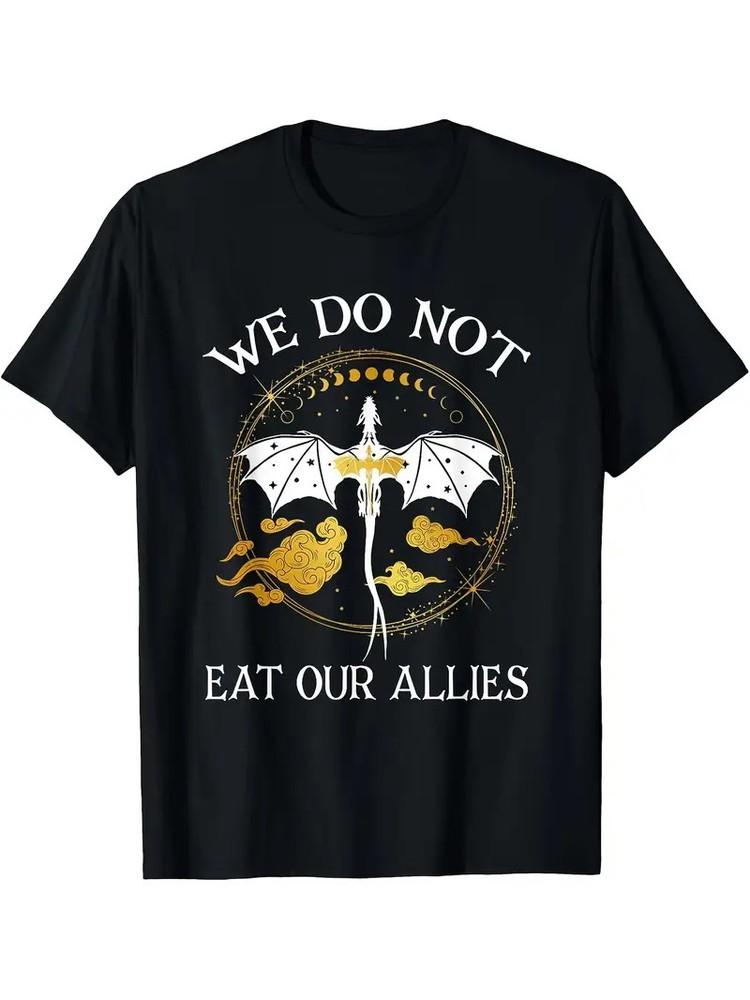 Versatile Men039;S T-shirt Clothes We Do Not Eat Our Allies Dragon Rider 4th Wing B Unisex T-Shirt L
Versatile Men039;S T-shirt Clothes We Do Not Eat Our Allies Dragon Rider 4th Wing B Unisex T-Shirt L