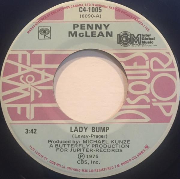 7inch Record PENNY MCLEAN - Lady Bump / Smoke Gets In Your Eyes C41005 COLUMBIA Canada Soul/Funk Used
7inch Record PENNY MCLEAN - Lady Bump / Smoke Gets In Your Eyes C41005 COLUMBIA Canada Soul/Funk Used