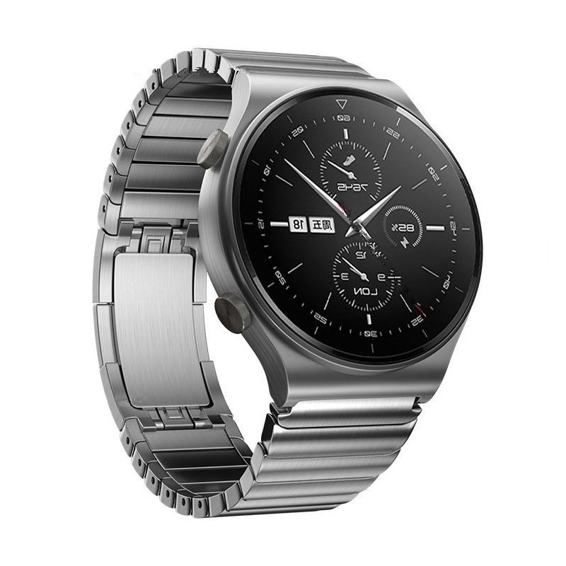 22MM Stylish Stainless Steel Watch Band Replacement Wrist Strap for Huawei Watch GT 2 Pro Silver
22MM Stylish Stainless Steel Watch Band Replacement Wrist Strap for Huawei Watch GT 2 Pro Silver