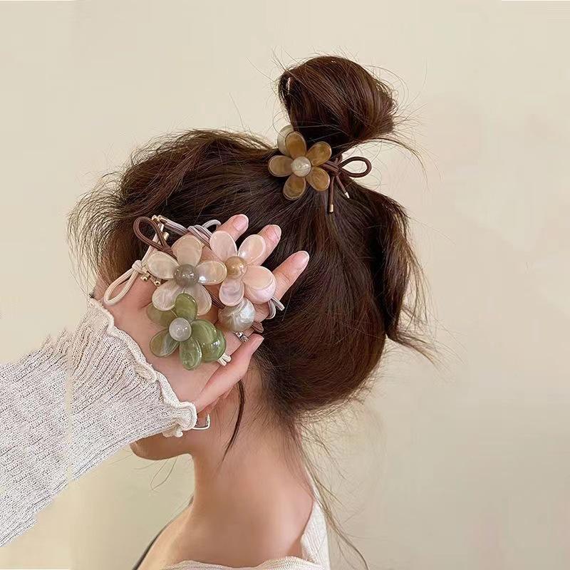 Durable Cute Acrylic Flower Hair Tie – High Elasticity Rubber Band & Thickened Hair Ring
Durable Cute Acrylic Flower Hair Tie – High Elasticity Rubber Band & Thickened Hair Ring